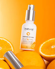 Contour des yeux Vitamin C Inaturel 30ml, réduit les cernes et les poches sous les yeux, illumine et hydrate grâce à la vitamine C, pour un regard frais et éclatant.